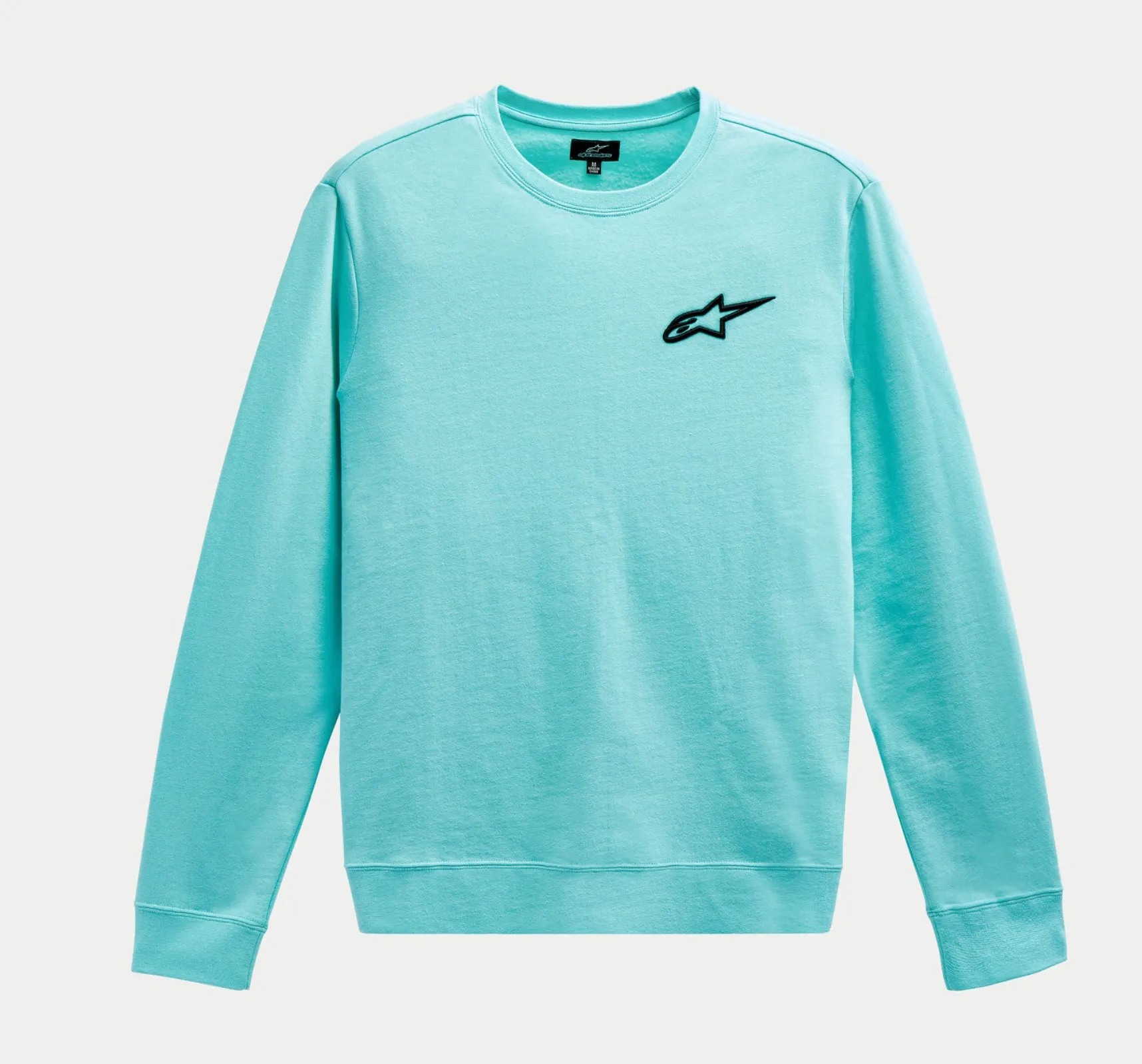 Ageless Chest Crew Fleece -Aqua-===SALE===