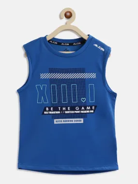 ALCIS Boys Printed Blue T-Shirt