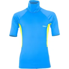 Alder Junior Cruz Short Sleeve Rash Vest - Blue
