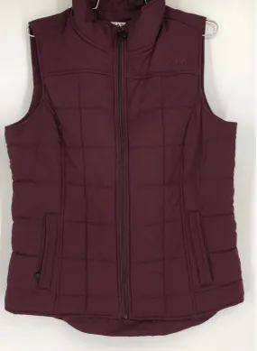 Ariat Women's Maroon Puffer Vest - Size Large