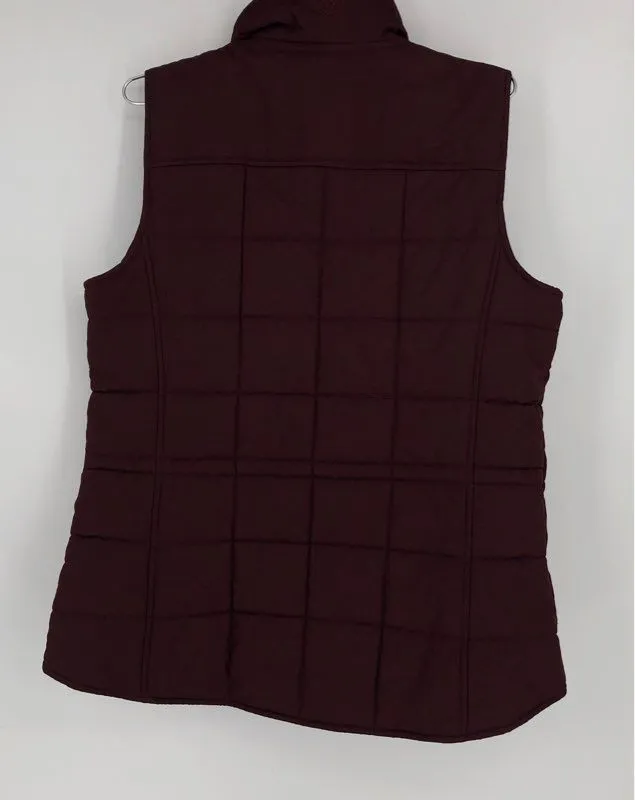 Ariat Women's Maroon Puffer Vest - Size Large
