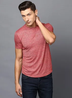 Basic Crew Neck Melange T-Shirt
