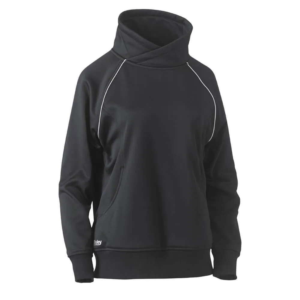 Bisley BKL6924 Womens Work Fleece Jumper Black