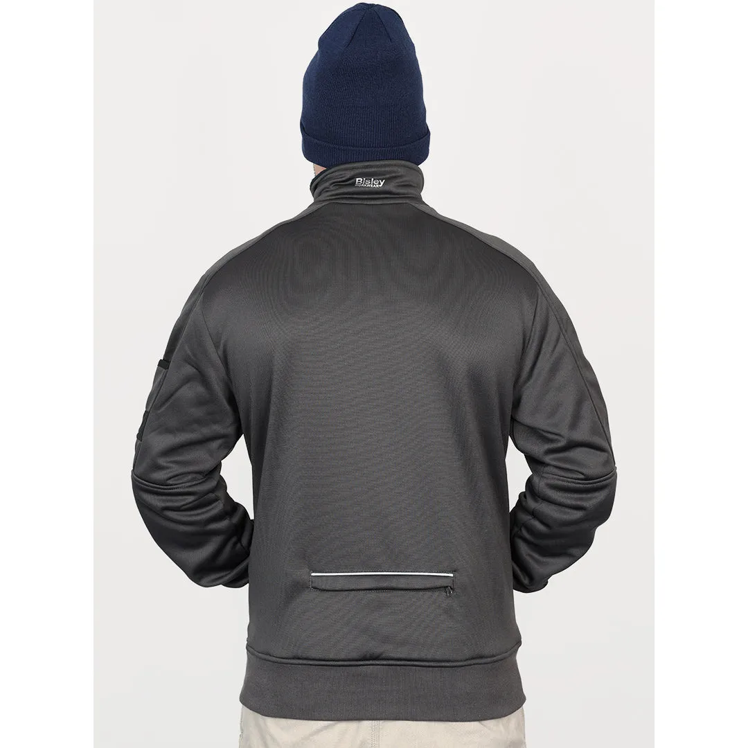 Bisley Fleece 1/4 Zip Pullover With Sherpa Lining - Black/Charcoal/Navy