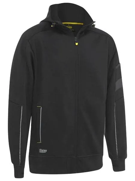 Bisley Zip-Front Work Fleece Hoodie (BK6925)