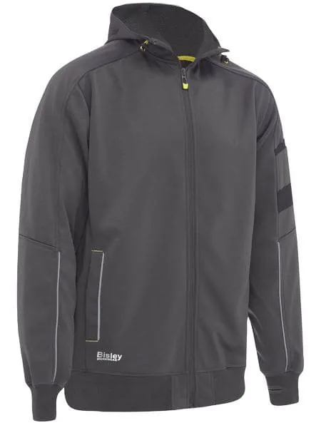 Bisley Zip-Front Work Fleece Hoodie (BK6925)