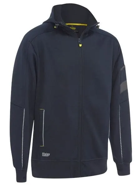 Bisley Zip-Front Work Fleece Hoodie (BK6925)