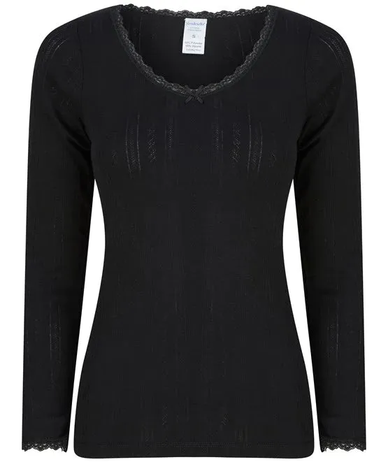 Brushed Thermal Long Sleeve Top