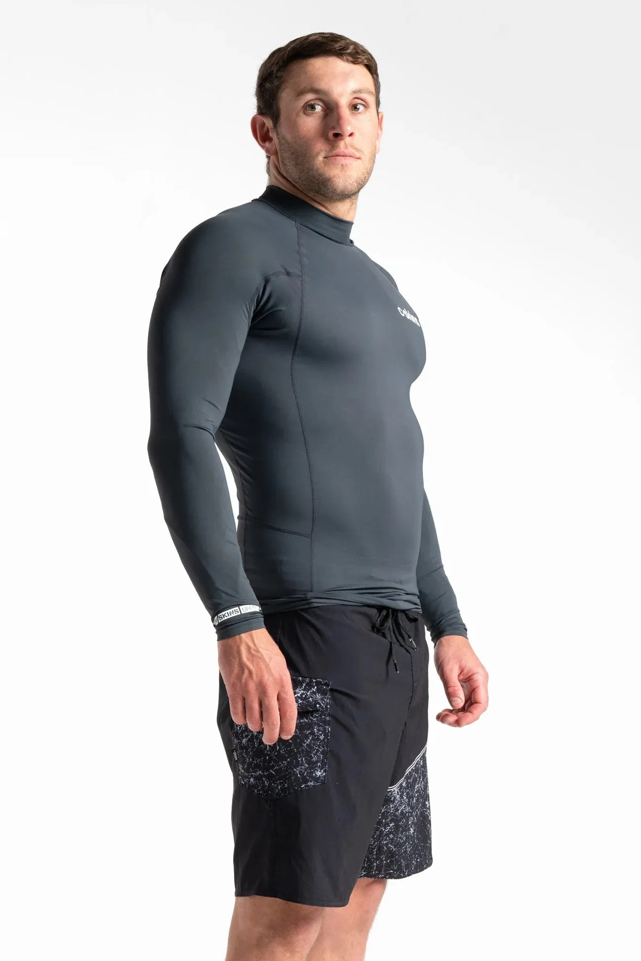 C-Skins UV Basics Long Sleeve Rash Vest - Anthracite