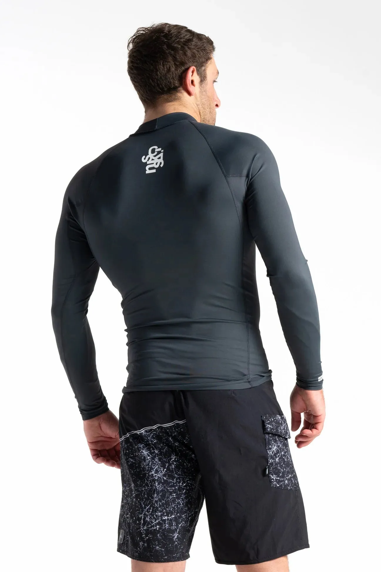 C-Skins UV Basics Long Sleeve Rash Vest - Anthracite