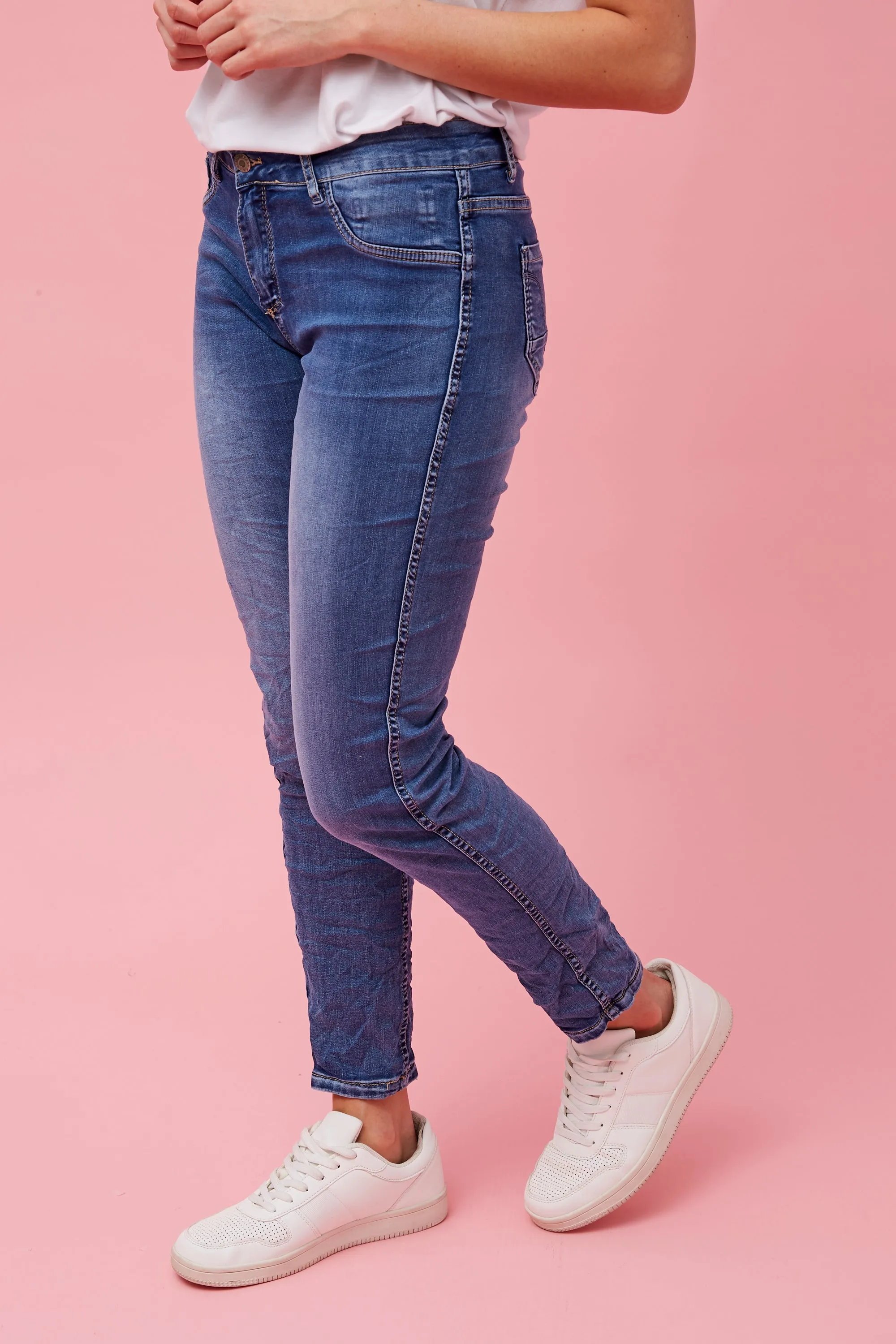 Caroline Morgan Printed Reversible Jean
