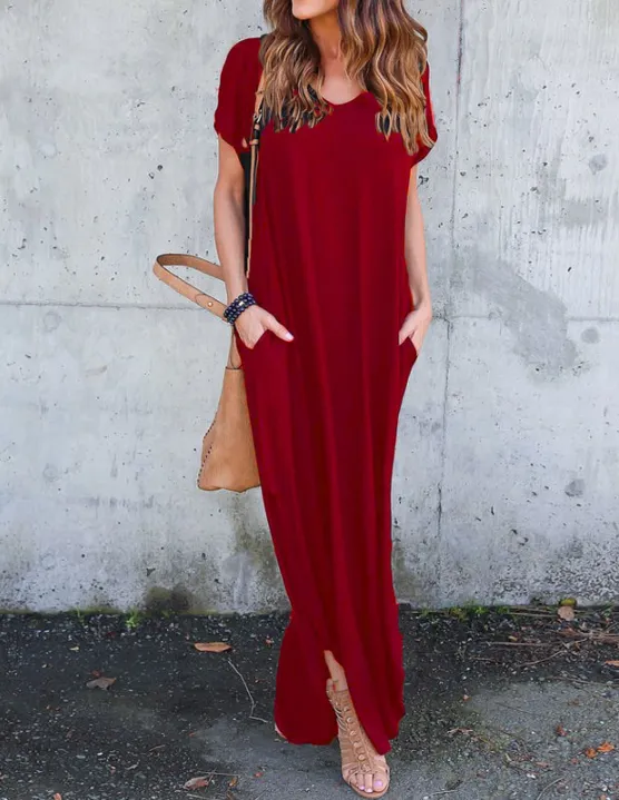 Casual Side Split Kintted Dress