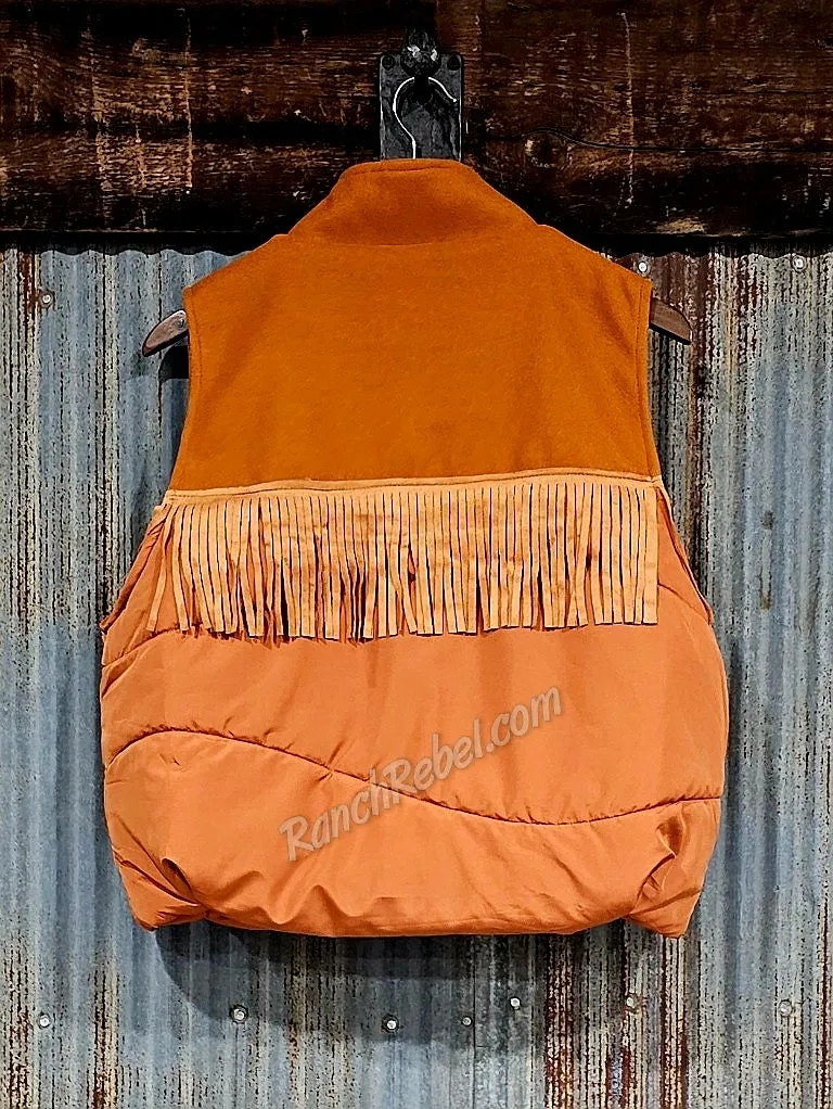 Cattleman's Fringe Vest in Hereford #5337