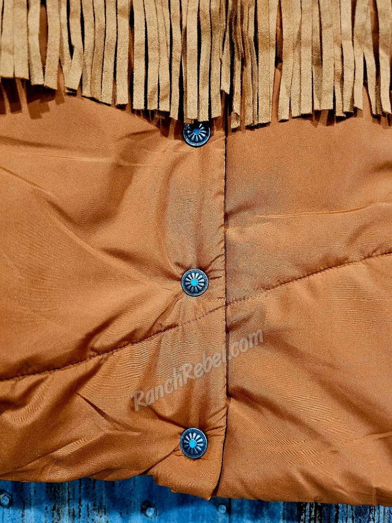 Cattleman's Fringe Vest in Hereford #5337