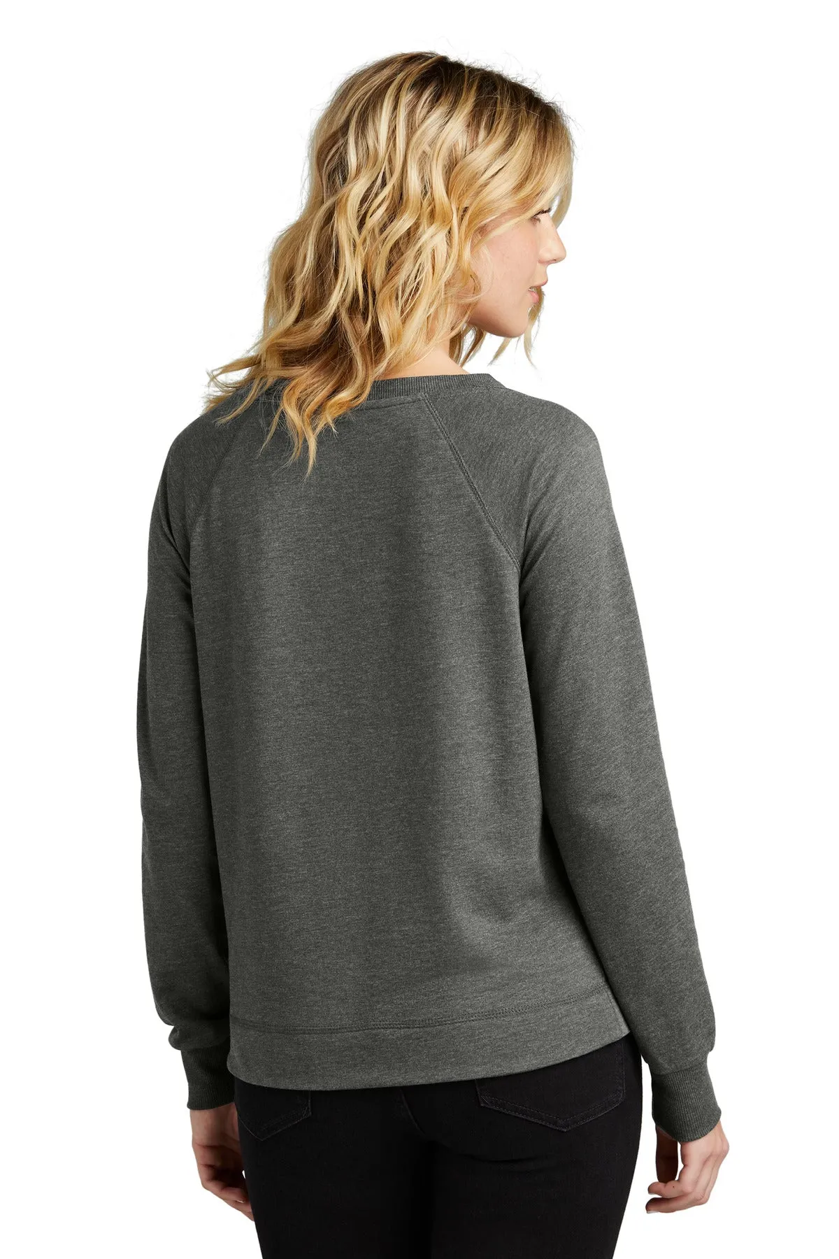 District Women's Featherweight French Terry™ Long Sleeve Crewneck DT672