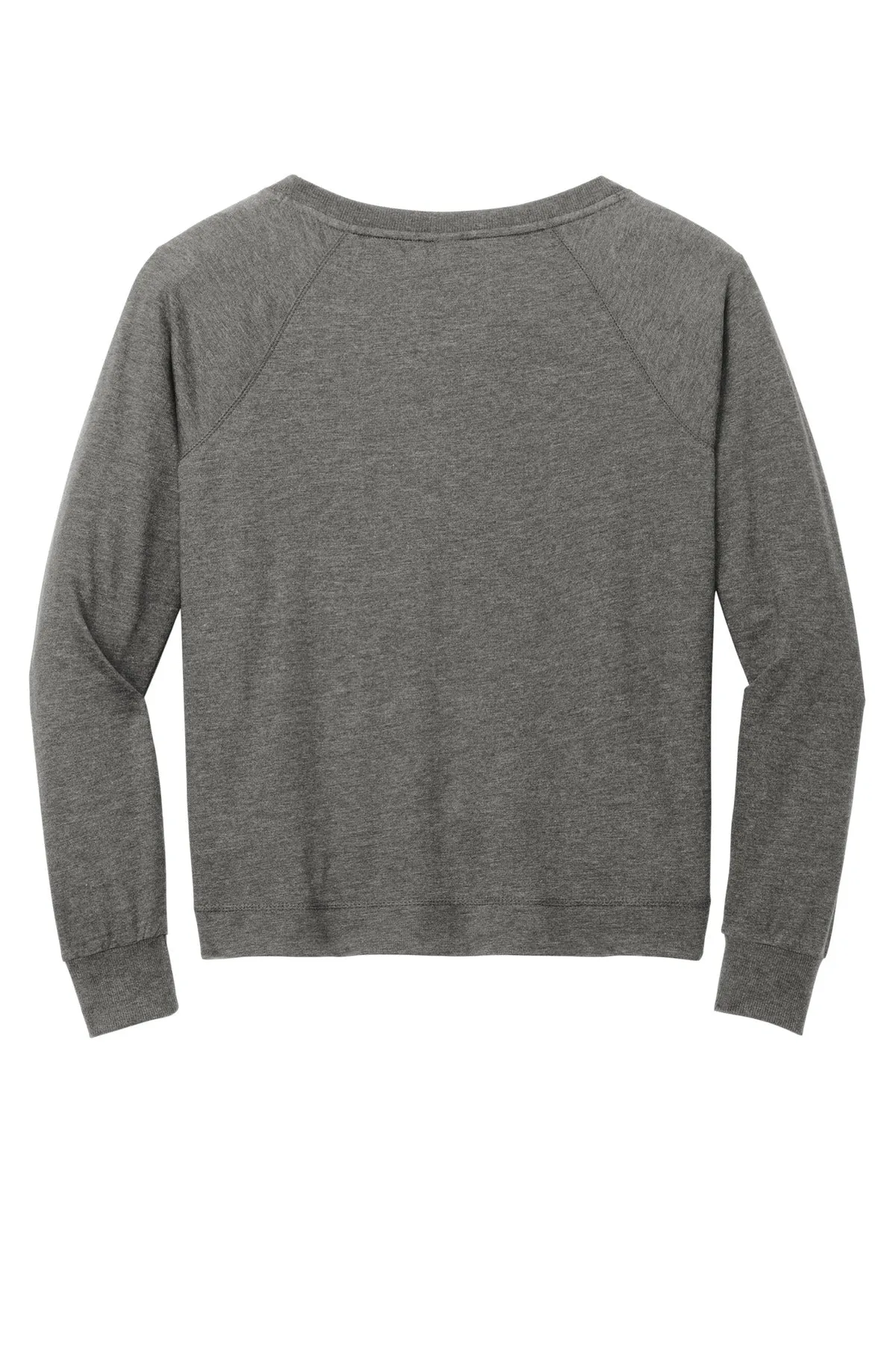 District Women's Featherweight French Terry™ Long Sleeve Crewneck DT672