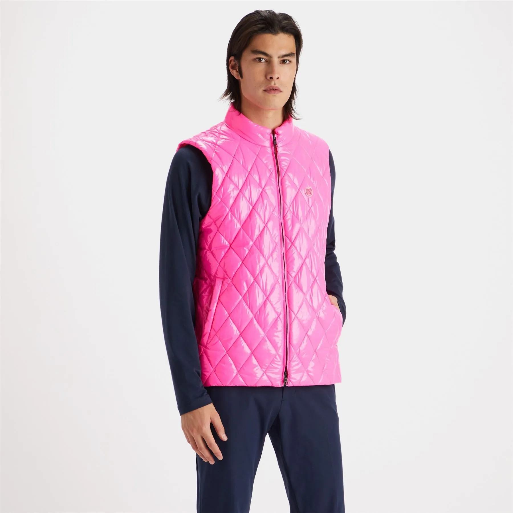 Dtc Wool Lined Quilted Life Vest Knockout Pink - SS23