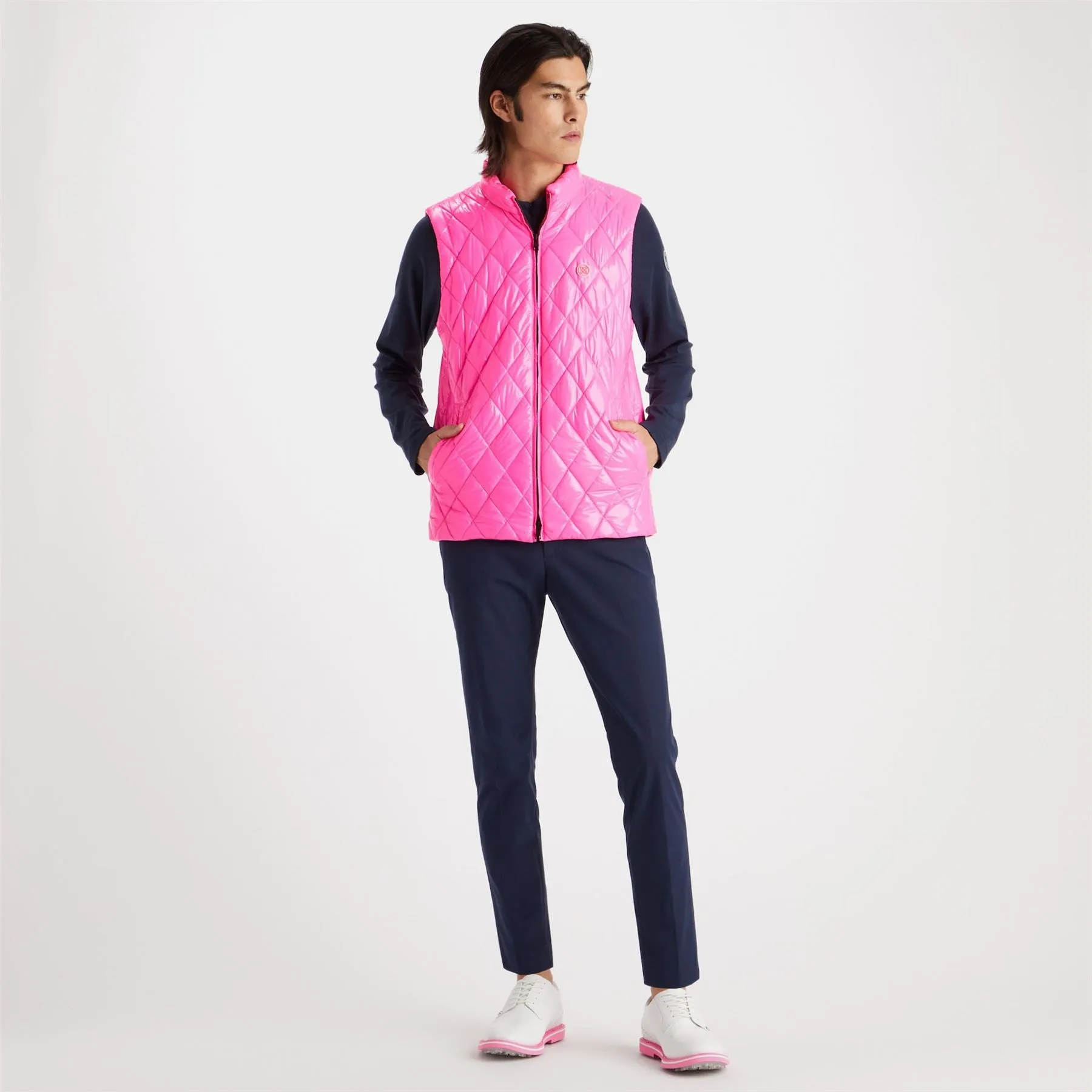 Dtc Wool Lined Quilted Life Vest Knockout Pink - SS23
