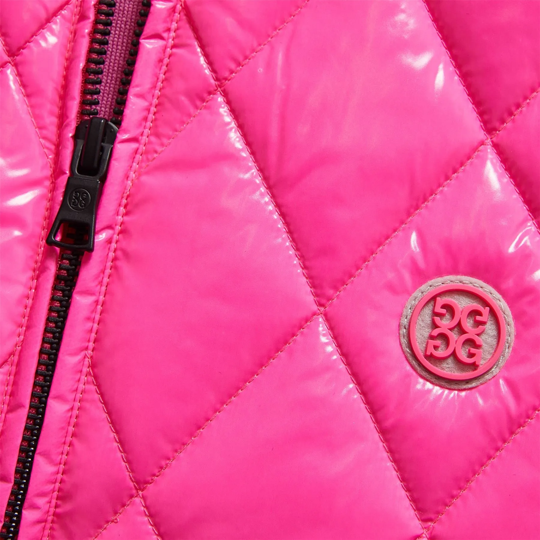 Dtc Wool Lined Quilted Life Vest Knockout Pink - SS23