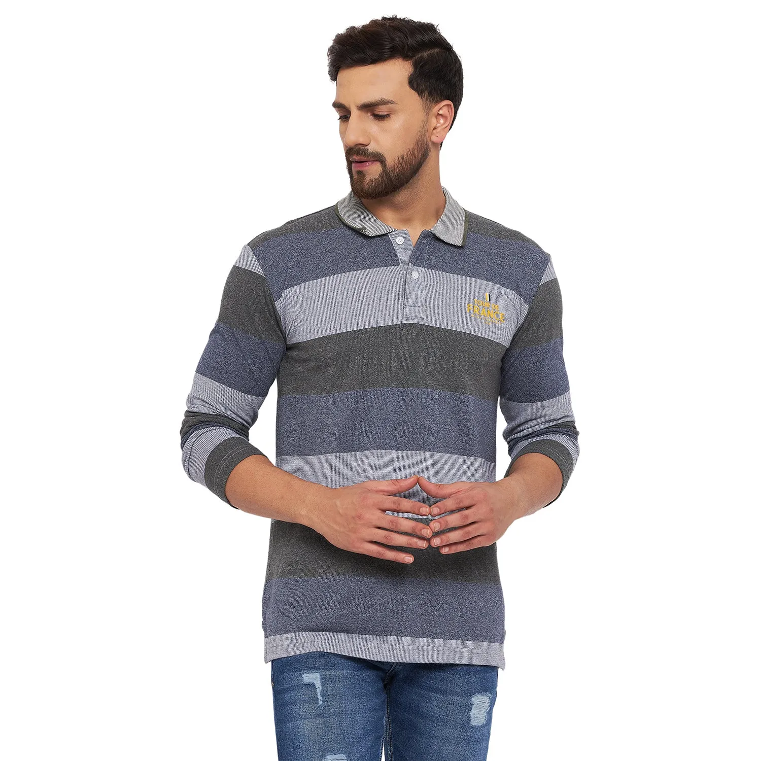 Duke Stardust Men Full Sleeve Cotton T-shirt (LF3906)