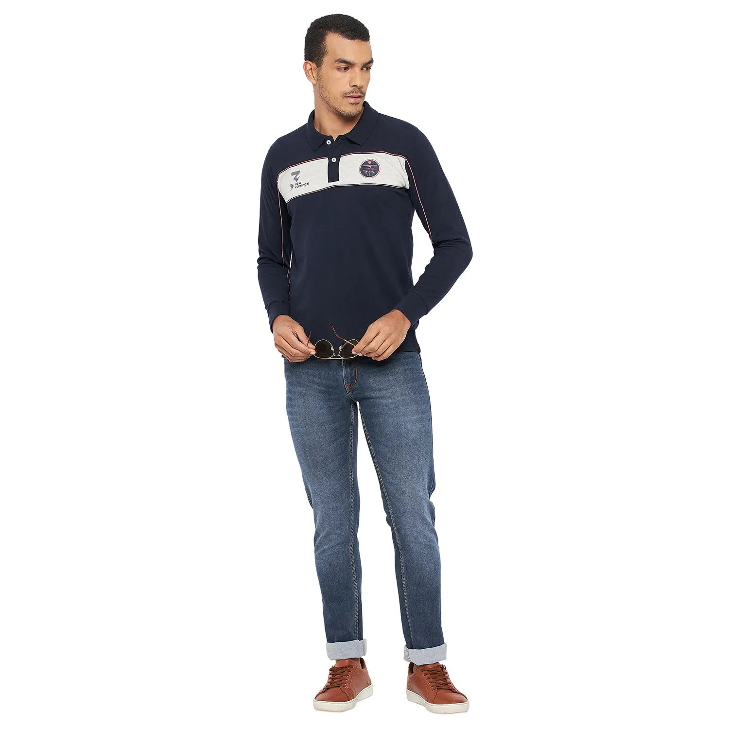 Duke Stardust Men Full Sleeve Cotton T-shirt (LF3952)