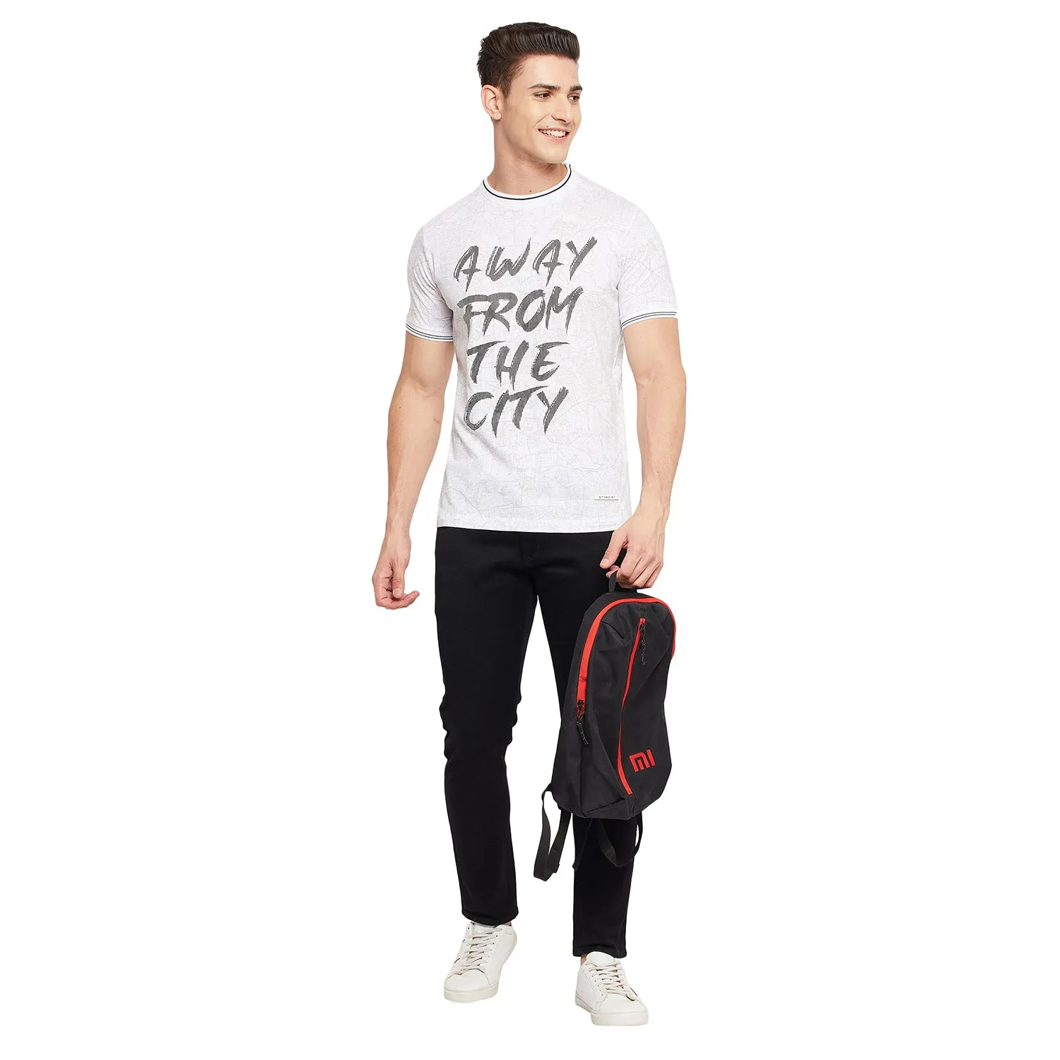 Duke Stardust Men Half Sleeve Cotton T-shirt (LF5342)