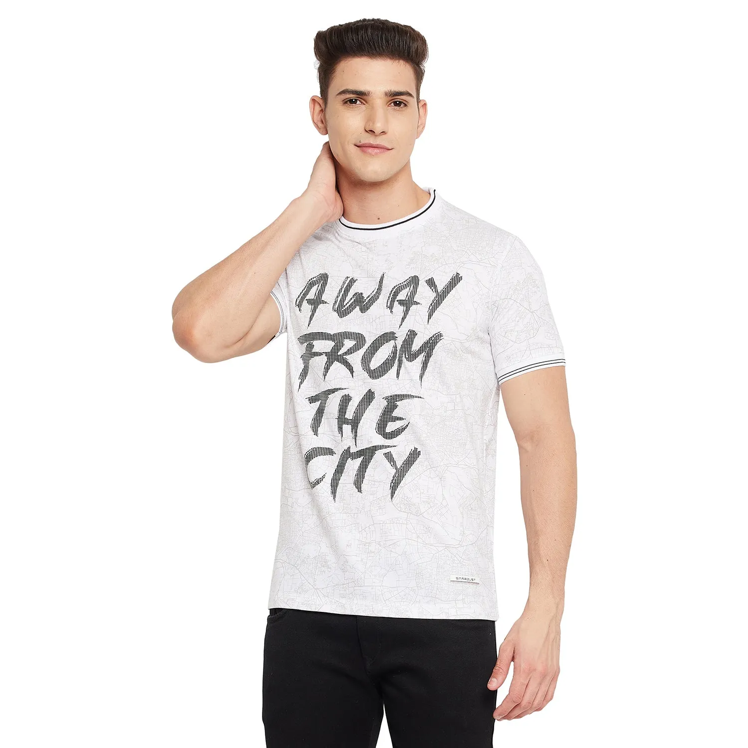 Duke Stardust Men Half Sleeve Cotton T-shirt (LF5342)