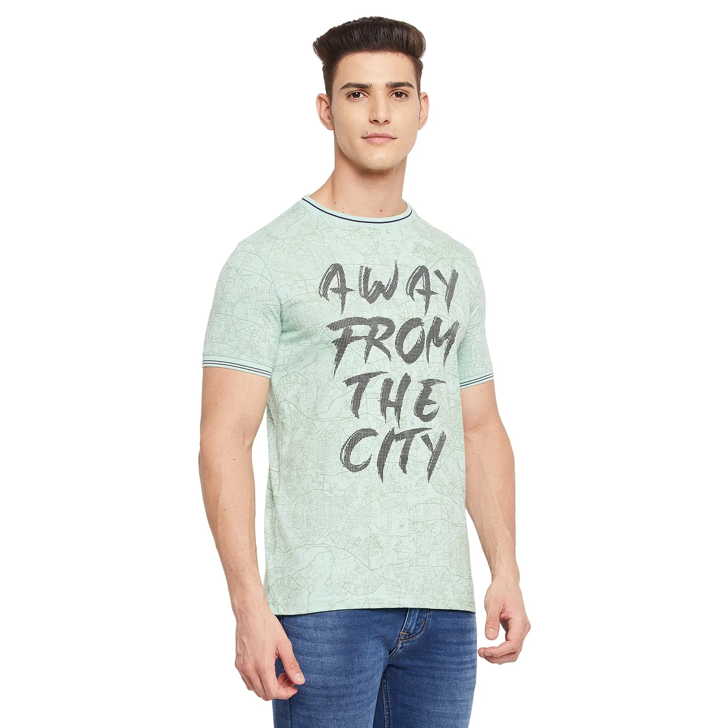 Duke Stardust Men Half Sleeve Cotton T-shirt (LF5342)
