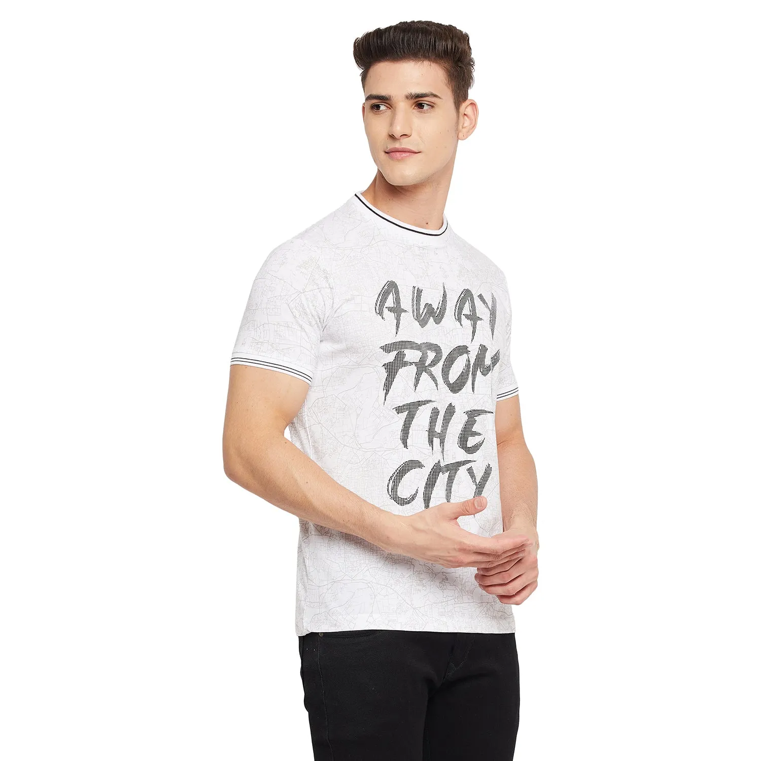 Duke Stardust Men Half Sleeve Cotton T-shirt (LF5342)