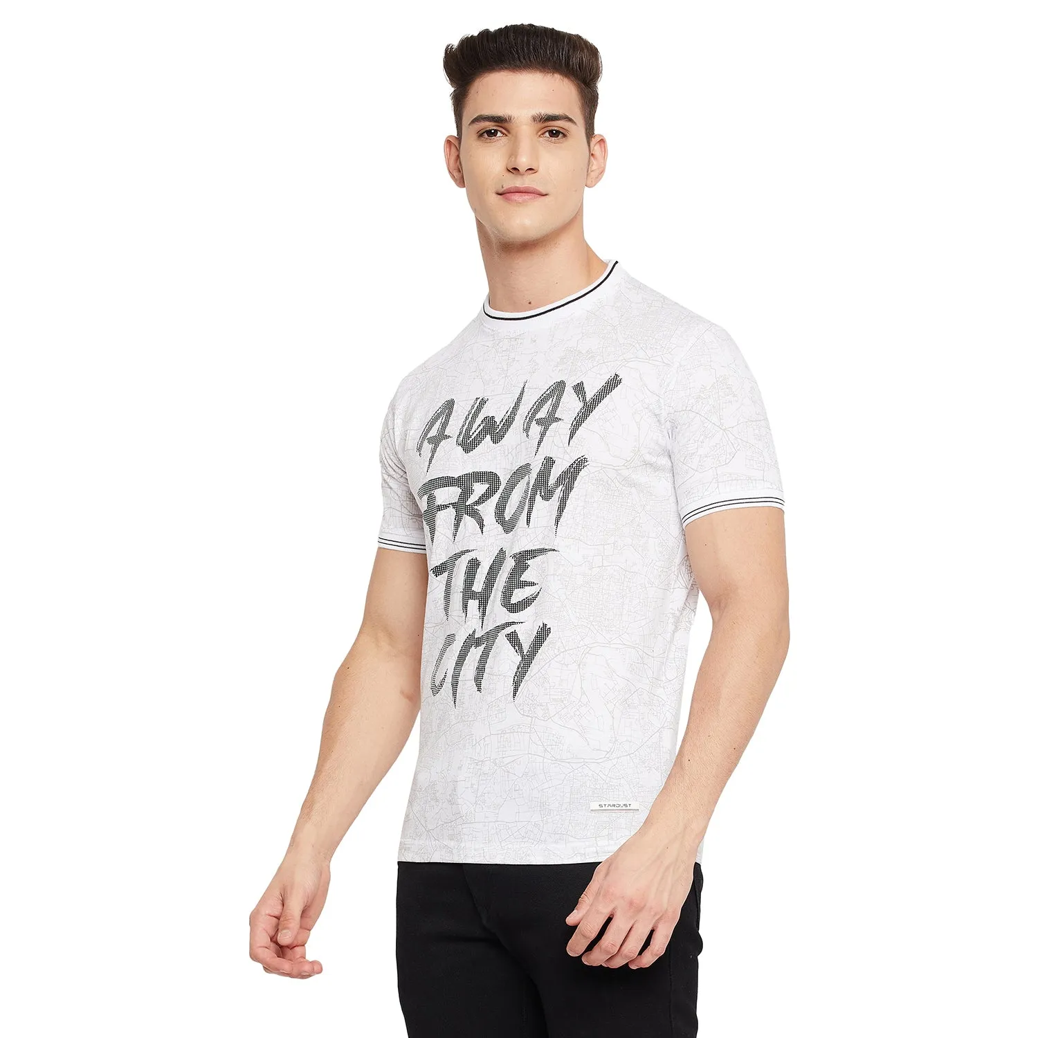 Duke Stardust Men Half Sleeve Cotton T-shirt (LF5342)