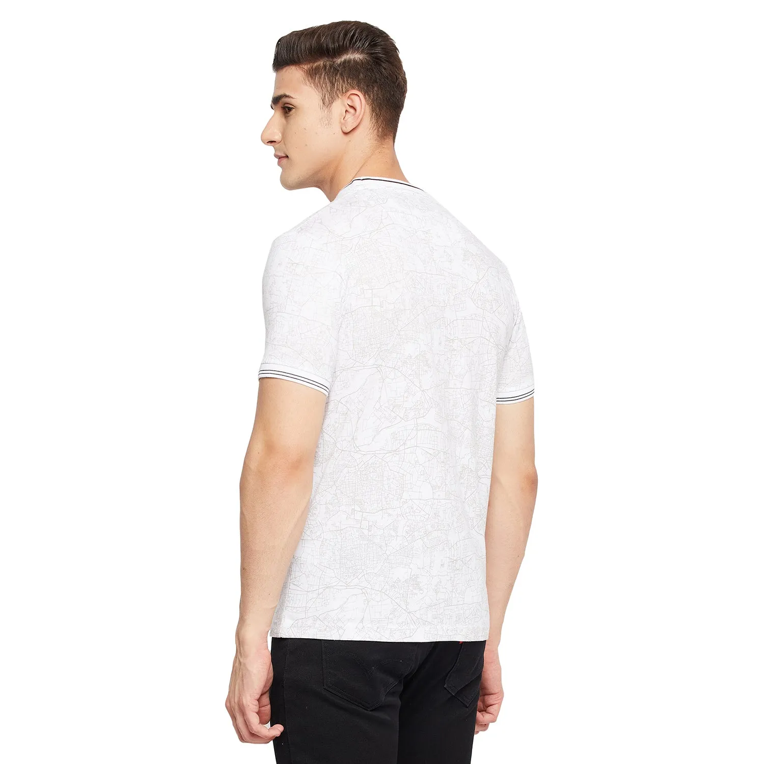Duke Stardust Men Half Sleeve Cotton T-shirt (LF5342)