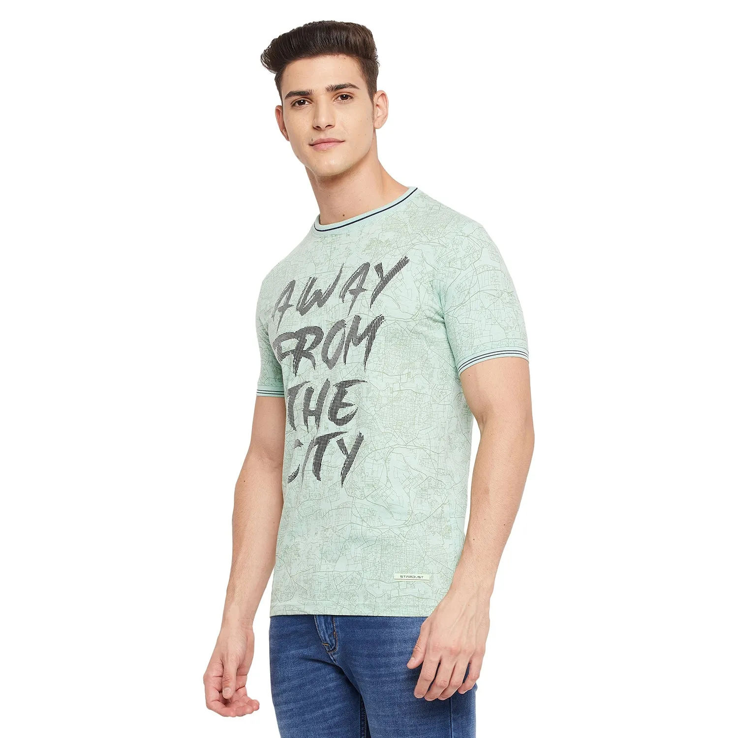 Duke Stardust Men Half Sleeve Cotton T-shirt (LF5342)