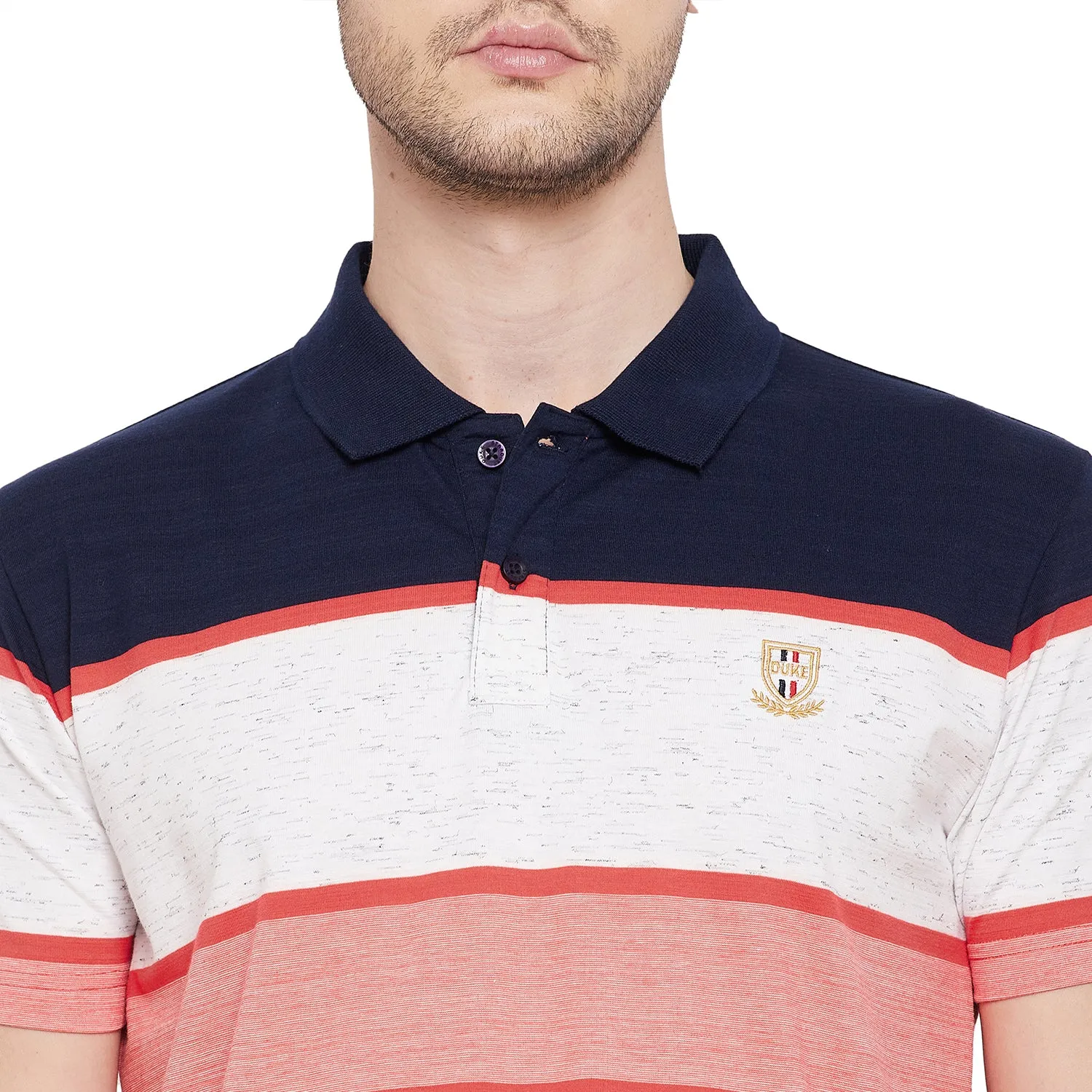 Duke Stardust Men Half Sleeve Cotton T-shirt (LF5374)