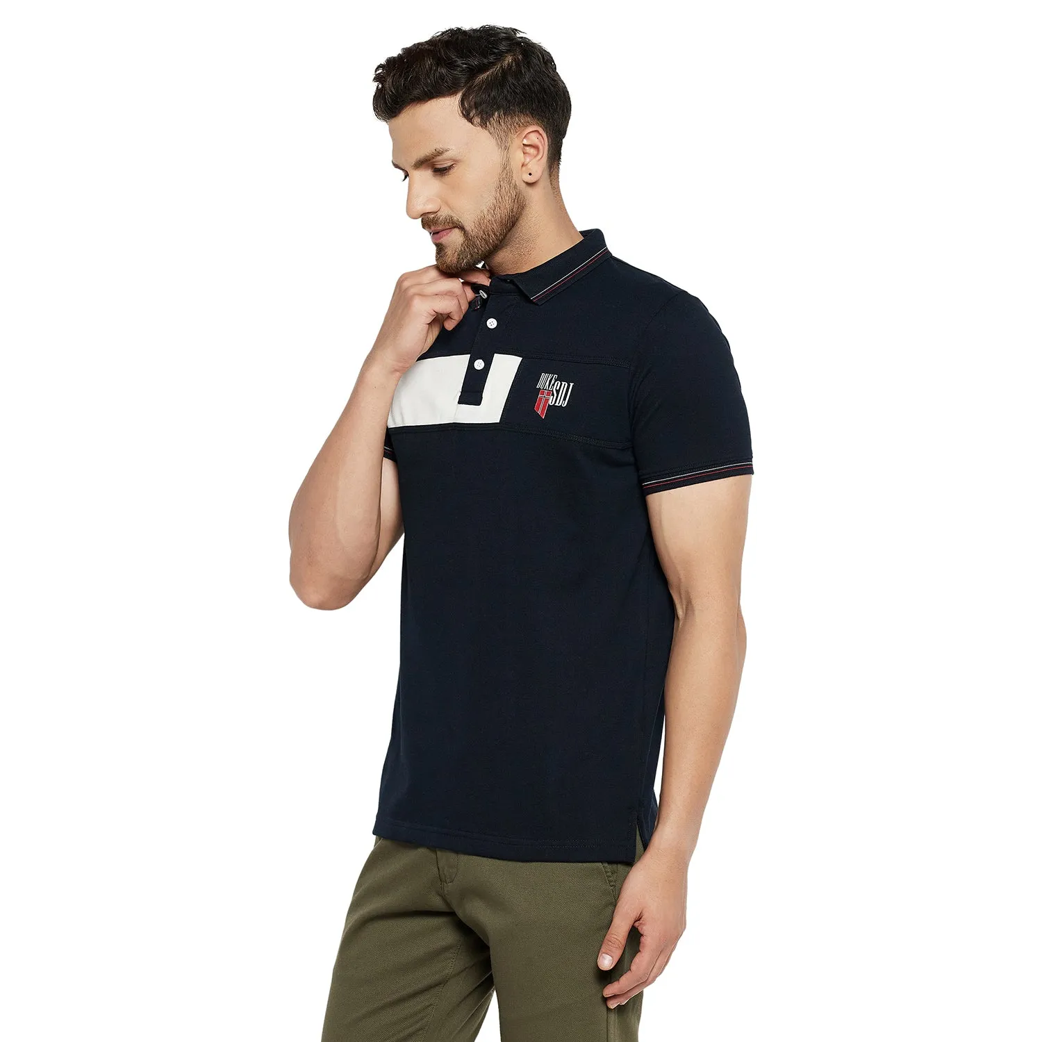 Duke Stardust Men Half Sleeve Cotton T-shirt (LF5474)