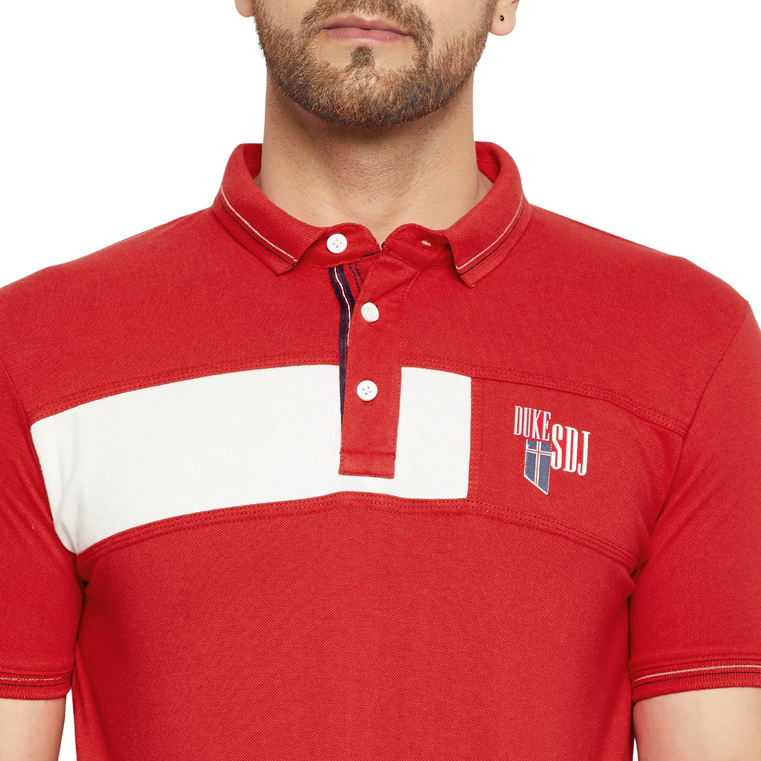 Duke Stardust Men Half Sleeve Cotton T-shirt (LF5474)
