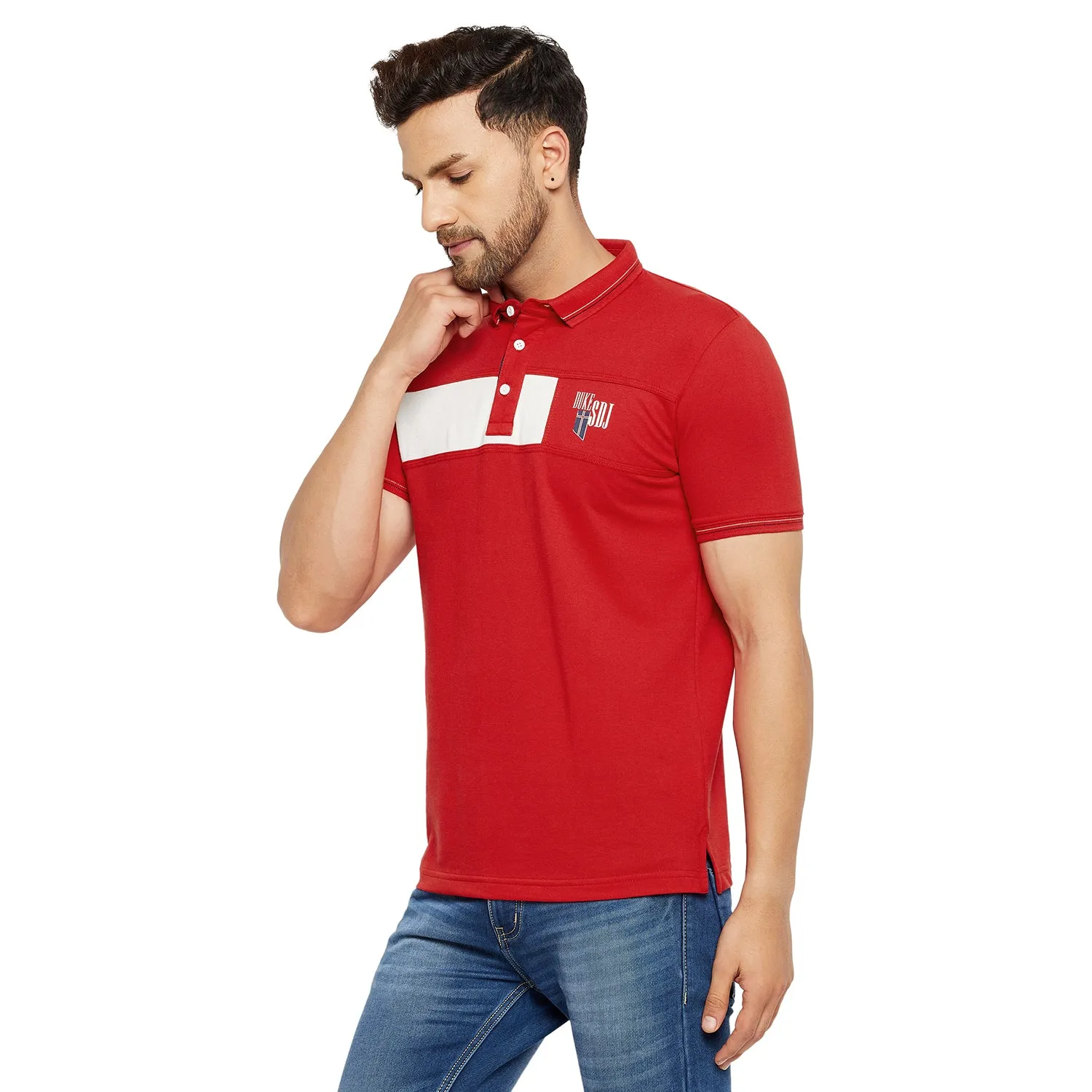 Duke Stardust Men Half Sleeve Cotton T-shirt (LF5474)