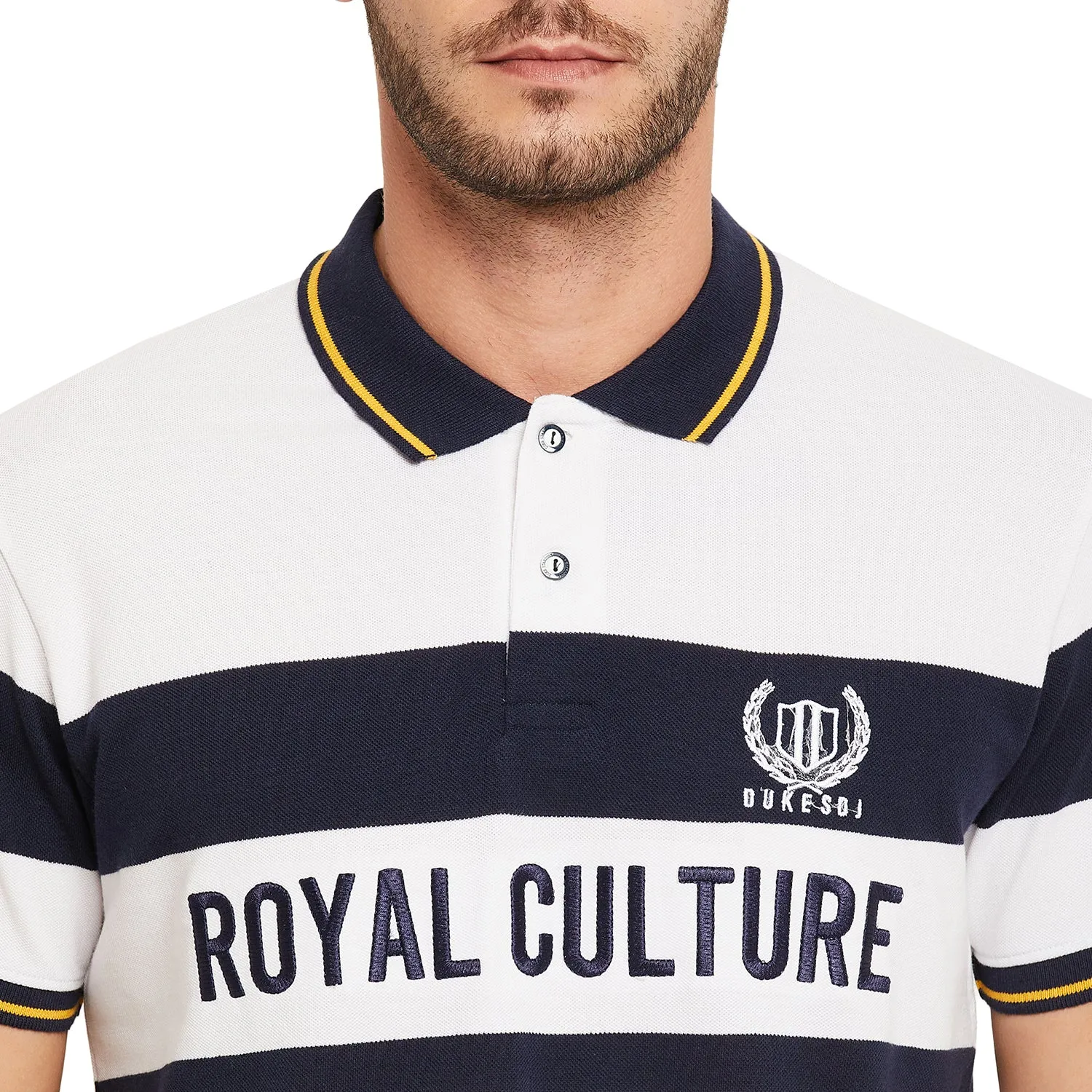 Duke Stardust Men Half Sleeve Cotton T-shirt (LF5498)