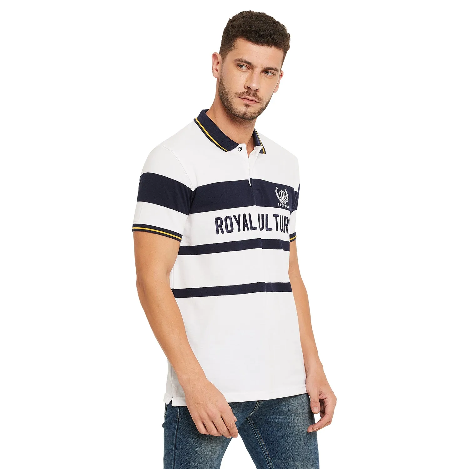 Duke Stardust Men Half Sleeve Cotton T-shirt (LF5498)