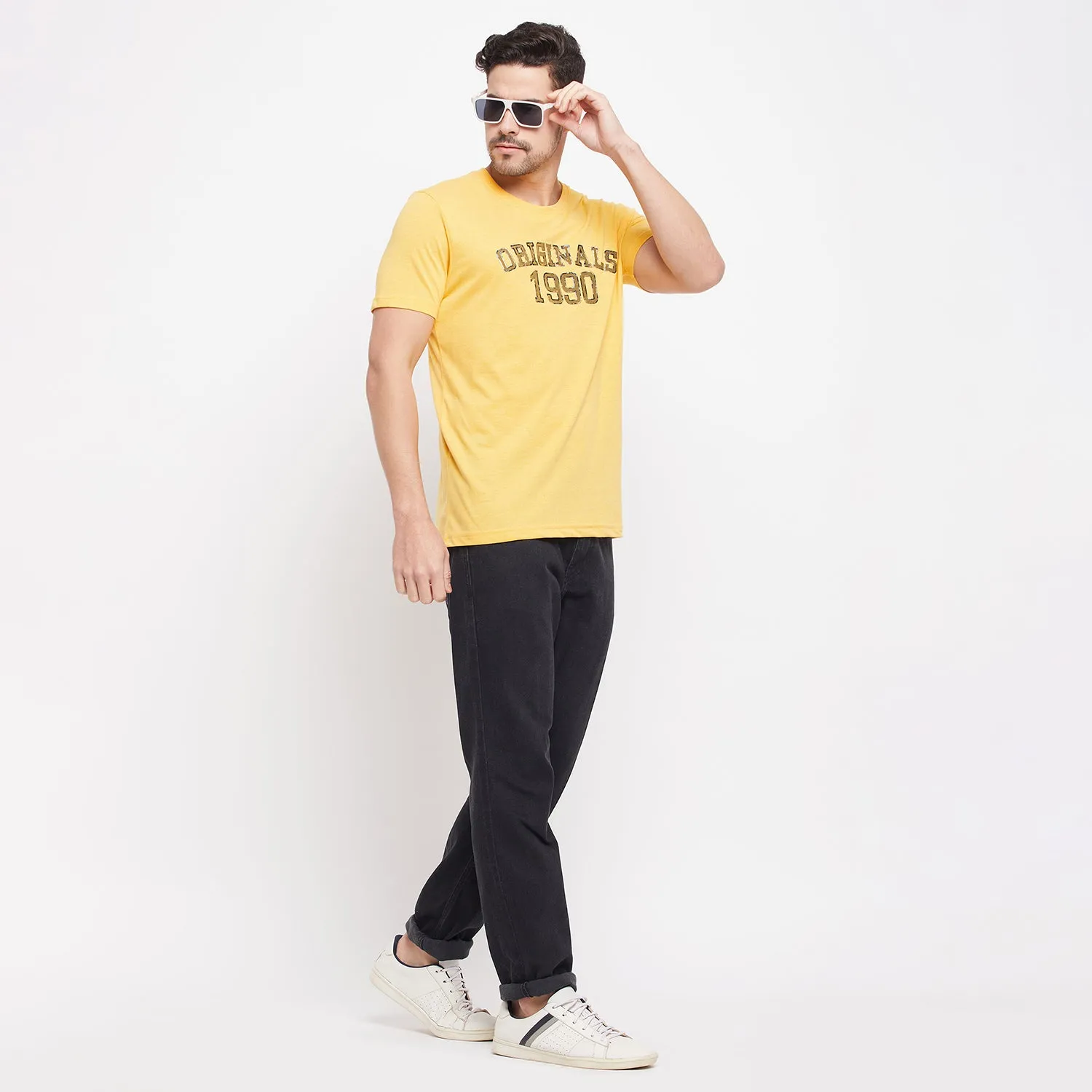 Duke Stardust Men Half Sleeve Cotton T-shirt (LF5761)