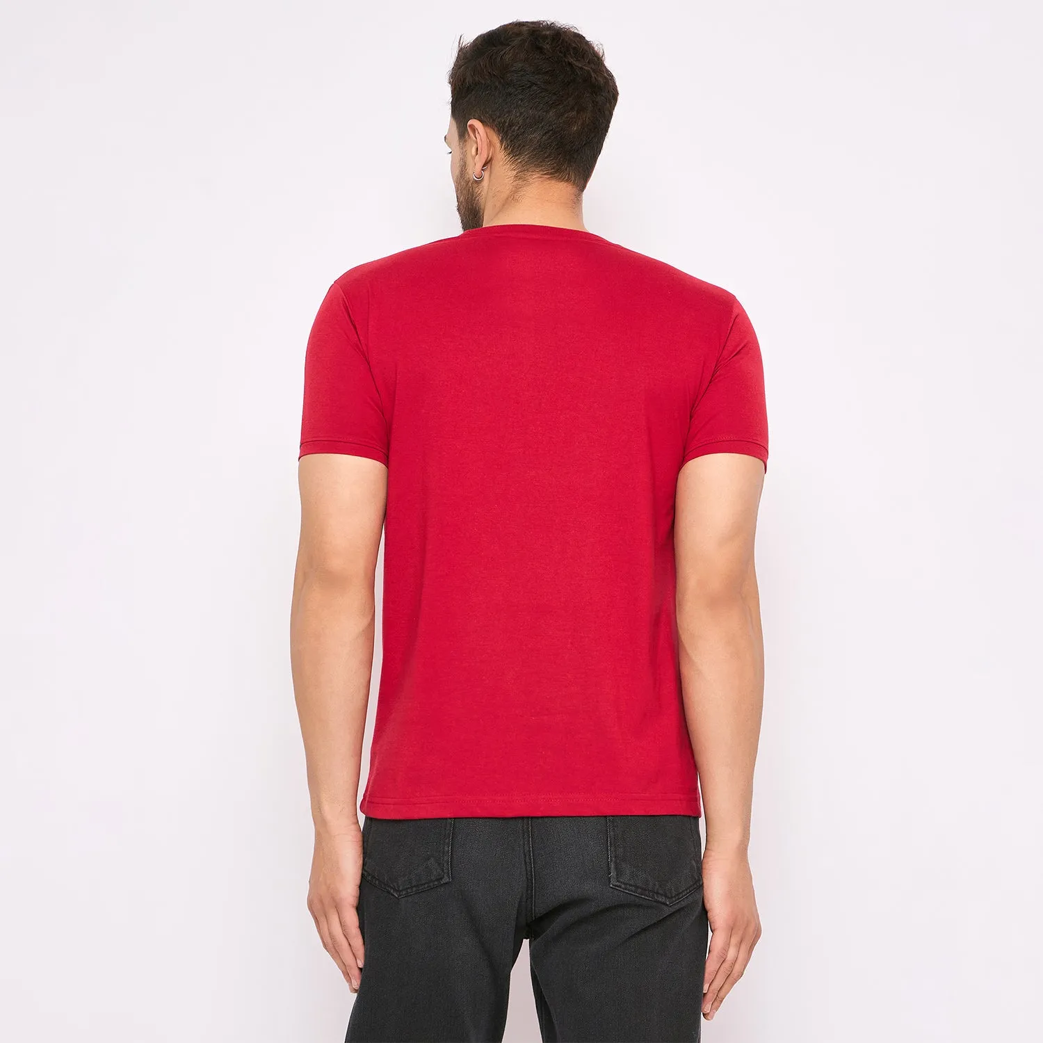 Duke Stardust Men Half Sleeve Cotton T-shirt (LF5813)