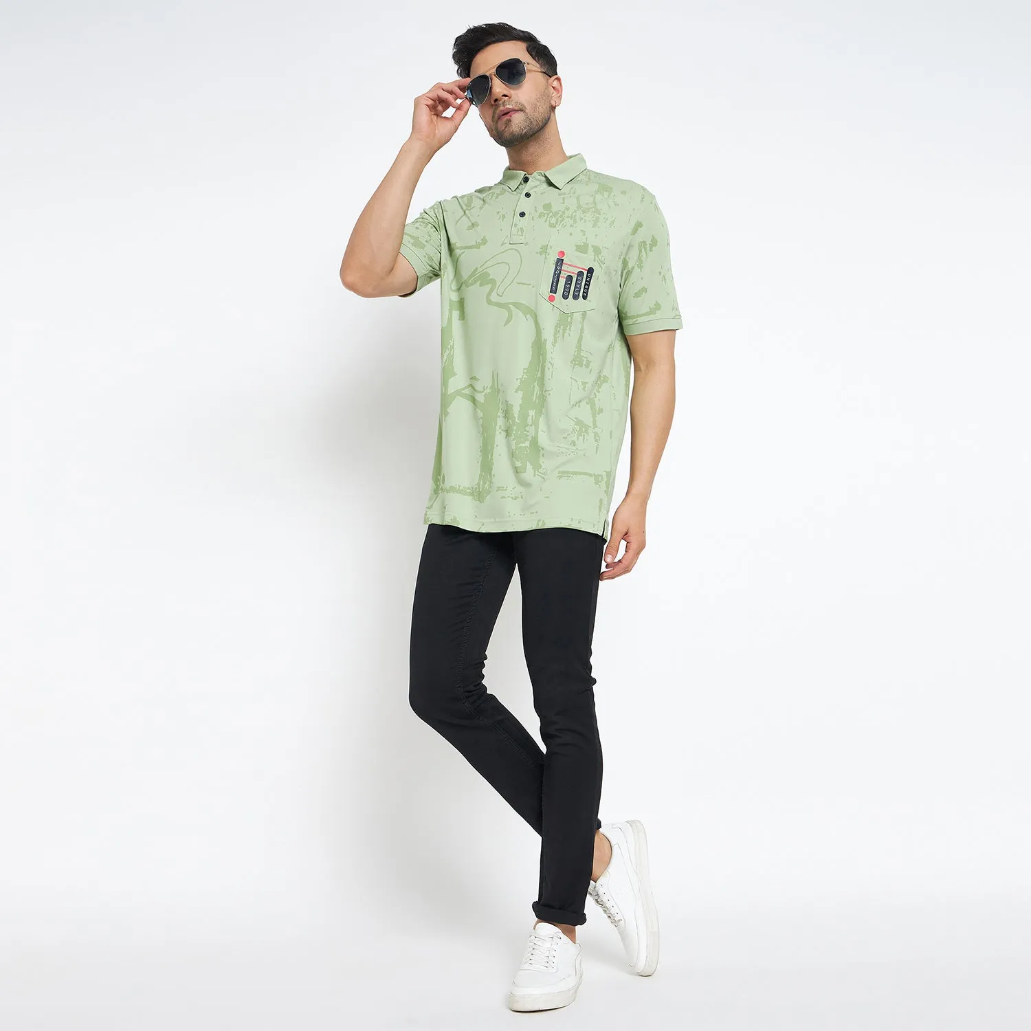 Duke Stardust Men Half Sleeve Cotton T-Shirt (LF7118)