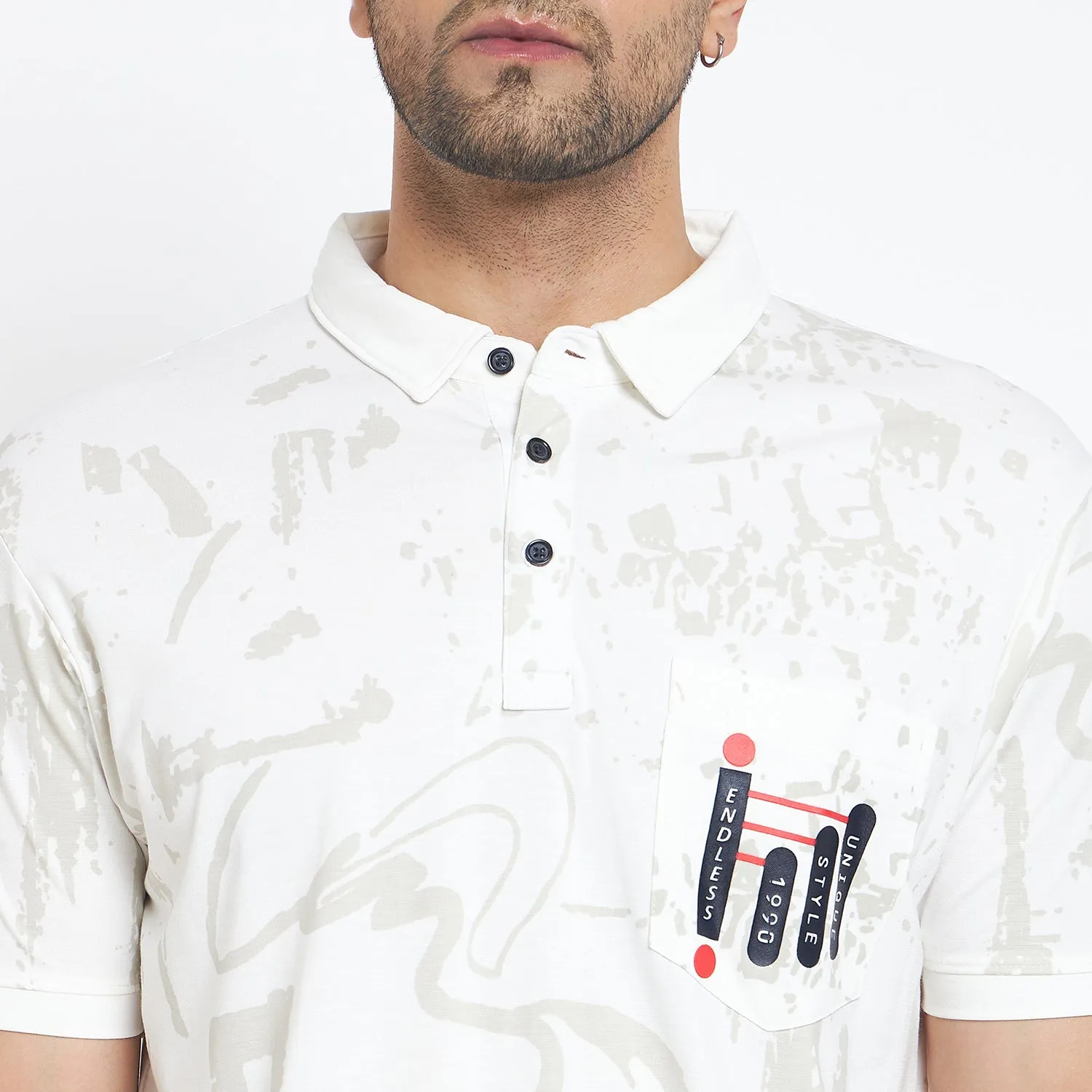 Duke Stardust Men Half Sleeve Cotton T-Shirt (LF7118)