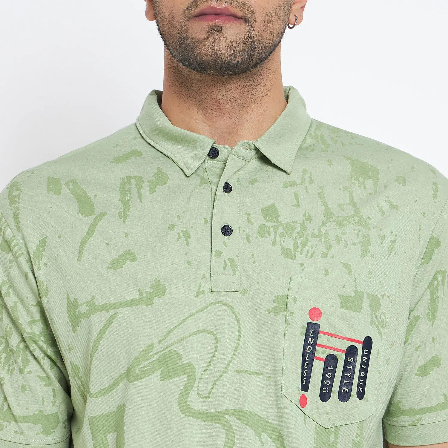 Duke Stardust Men Half Sleeve Cotton T-Shirt (LF7118)