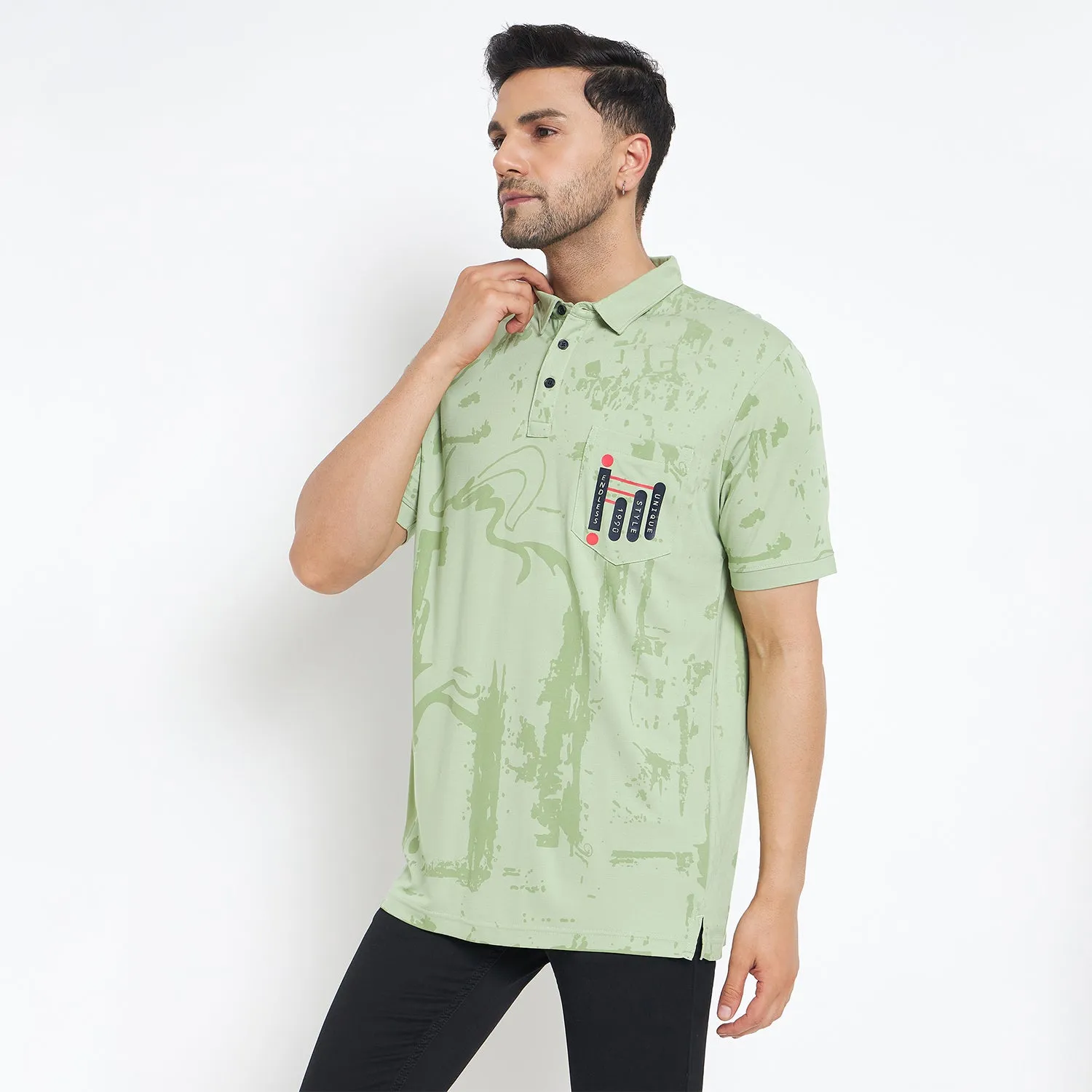 Duke Stardust Men Half Sleeve Cotton T-Shirt (LF7118)