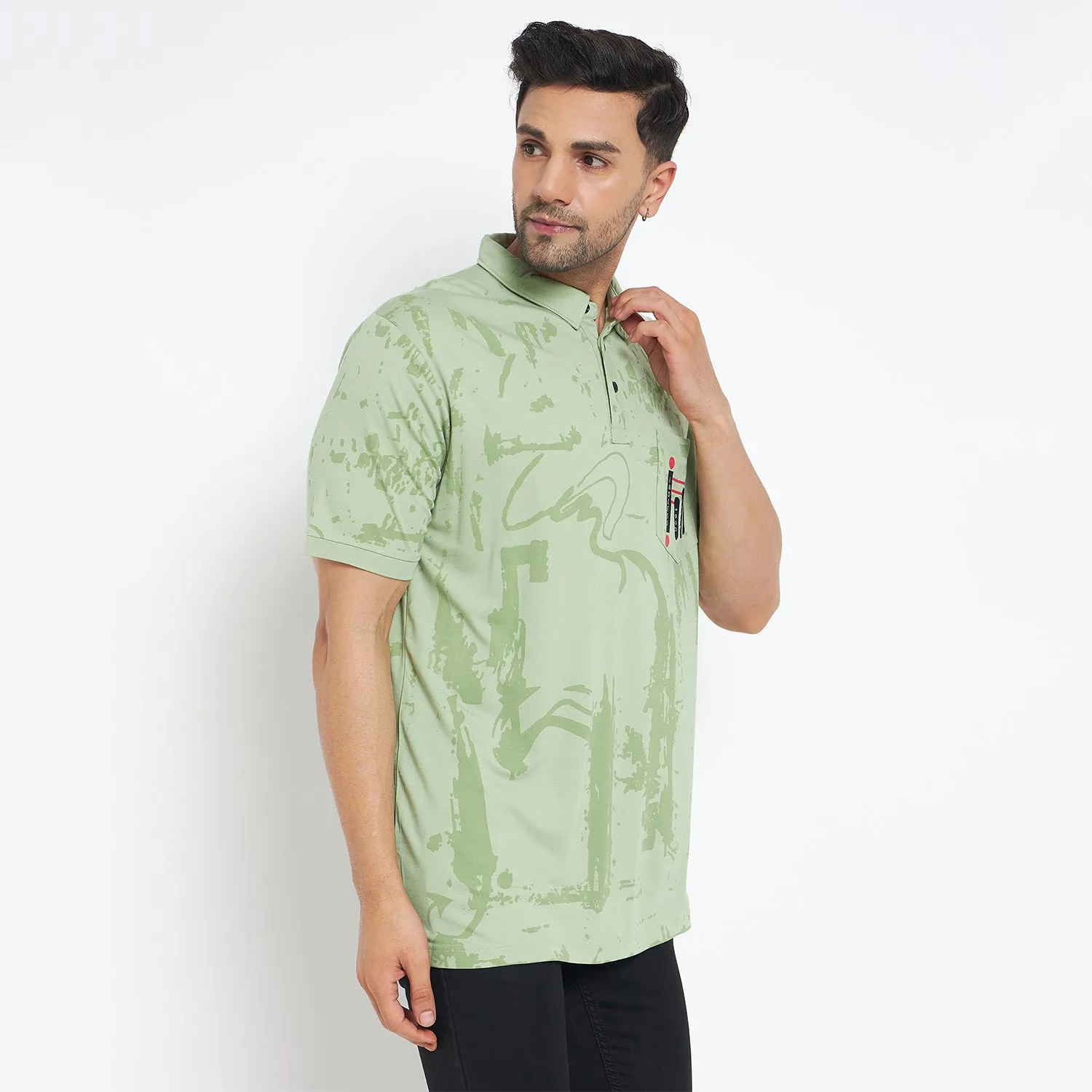 Duke Stardust Men Half Sleeve Cotton T-Shirt (LF7118)
