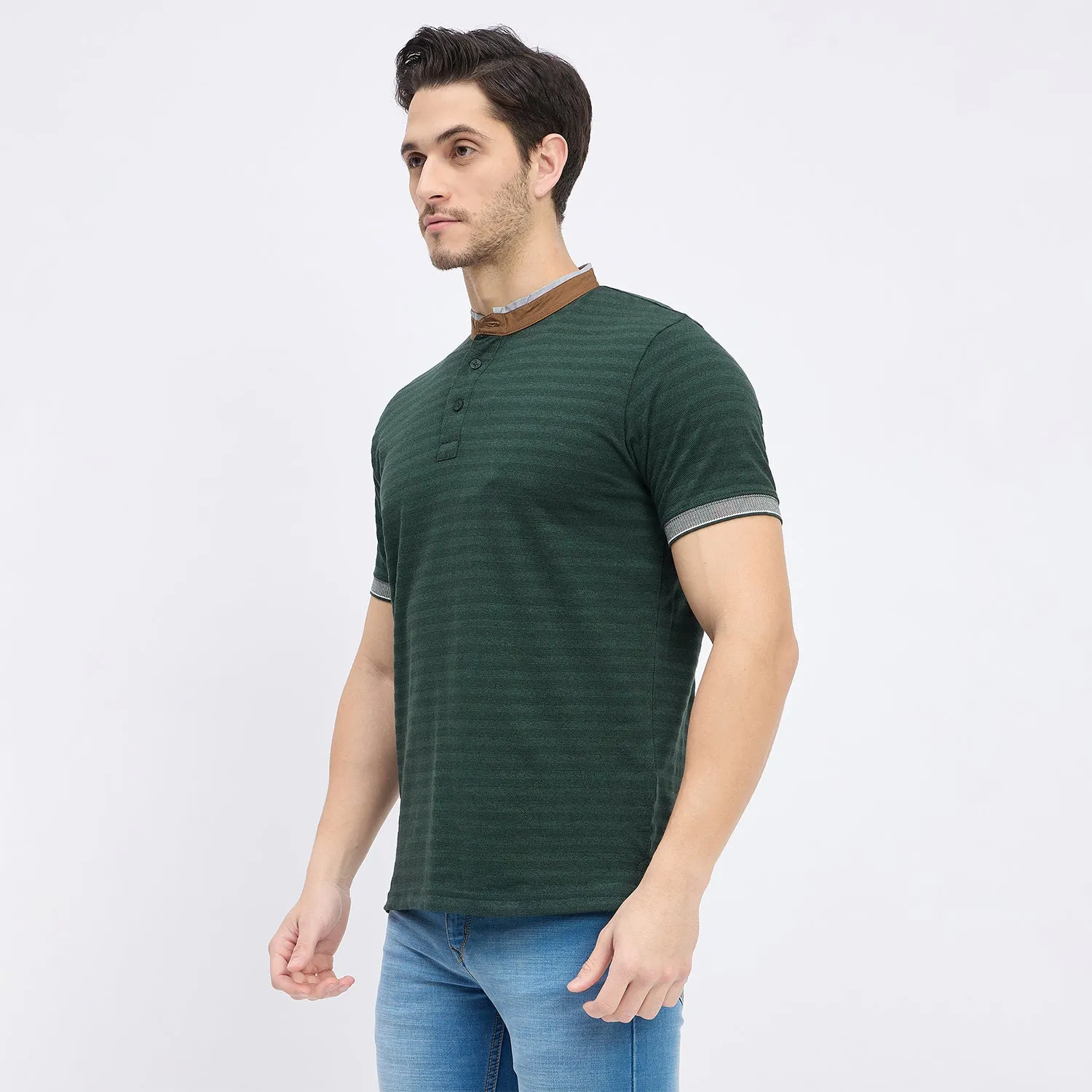 Duke Stardust Men Half Sleeve Cotton T-shirt (LF7264)