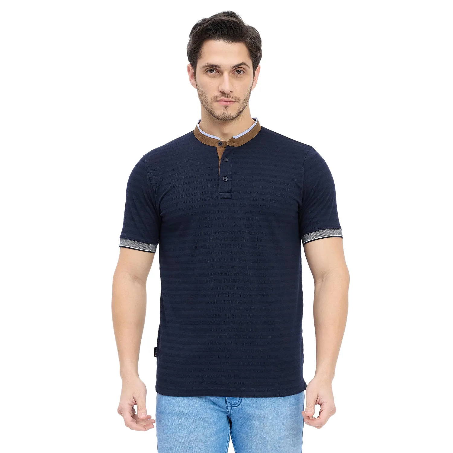 Duke Stardust Men Half Sleeve Cotton T-shirt (LF7264)