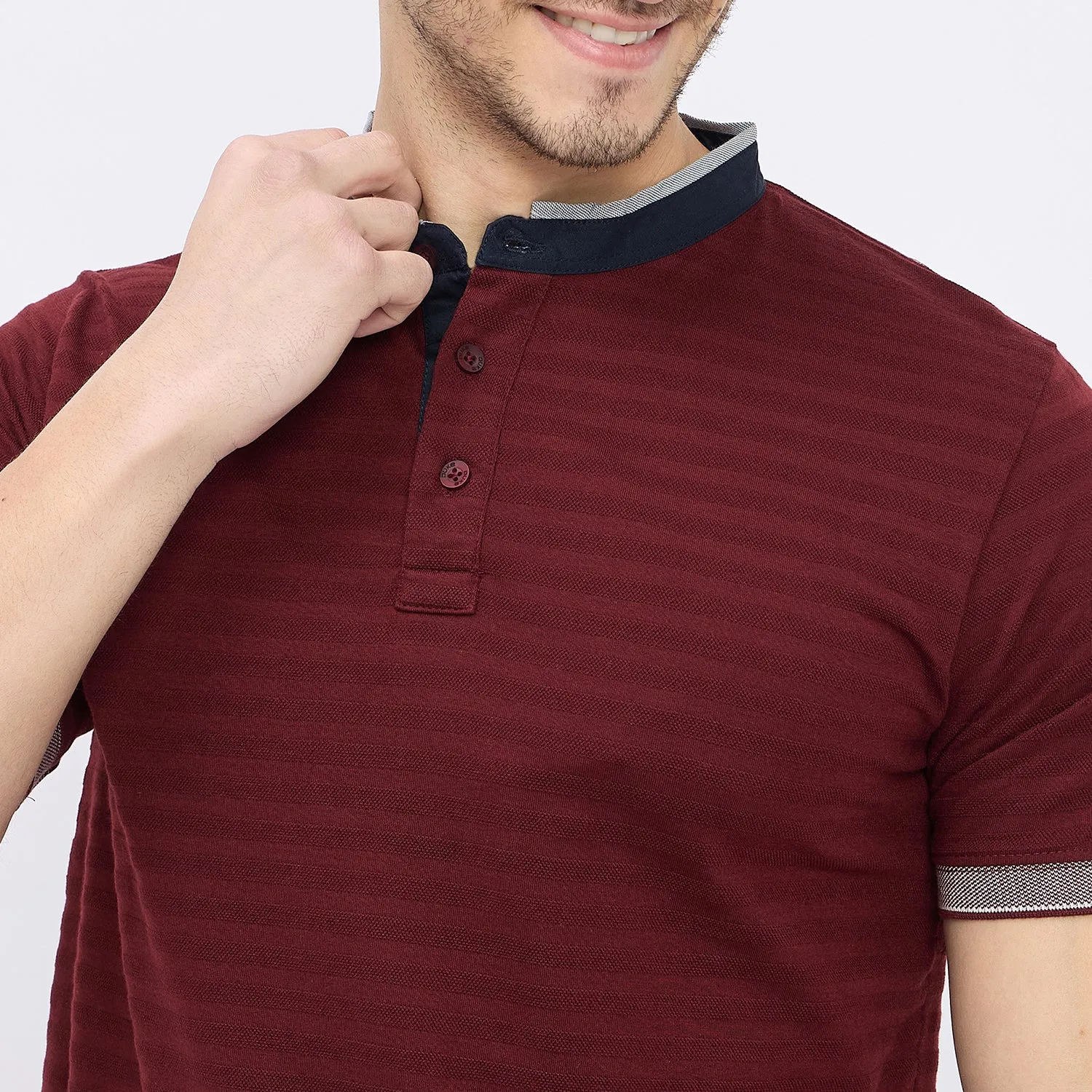 Duke Stardust Men Half Sleeve Cotton T-shirt (LF7264)
