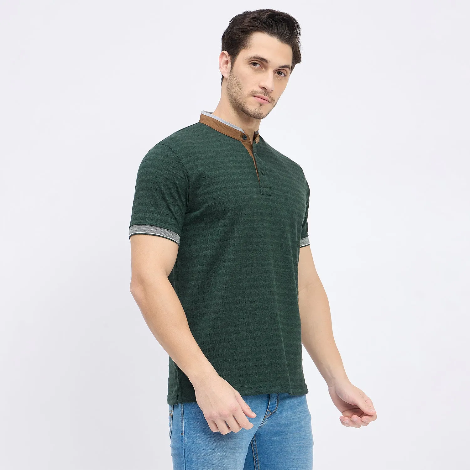 Duke Stardust Men Half Sleeve Cotton T-shirt (LF7264)