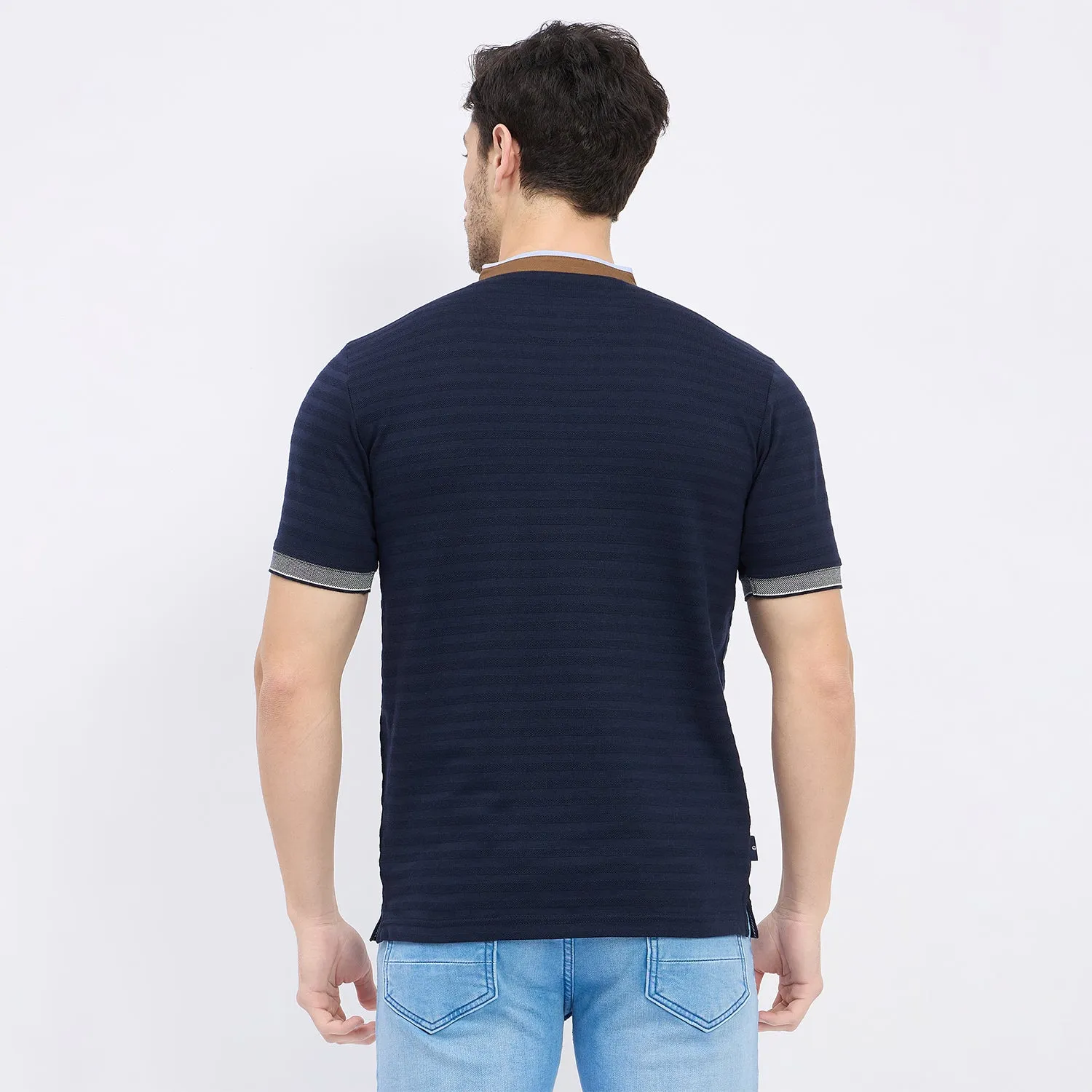 Duke Stardust Men Half Sleeve Cotton T-shirt (LF7264)